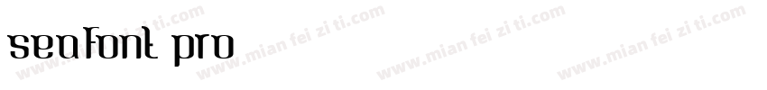 Sea font-pro字体转换